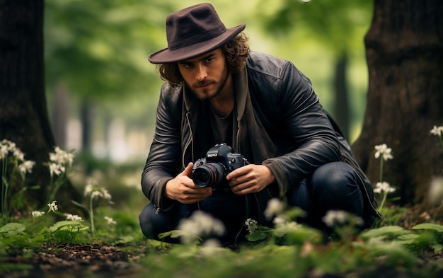 Professional video editing workspace